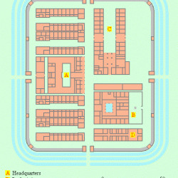Map of Praetorium Agrippinae