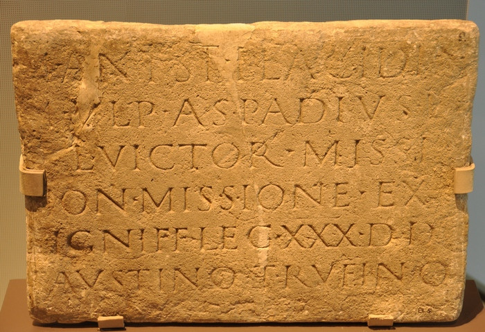 Xanten-Birten, Dedication by three discharged soldiers of XXX Ulpia Victrix