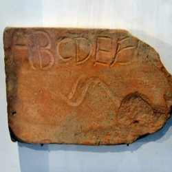 Viminacium, Inscription of the alphabet