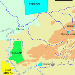 Map of Taxila