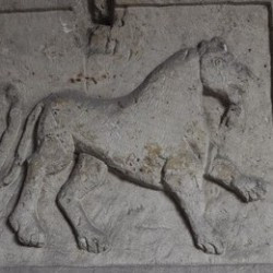Sirmium, Relief of a lion