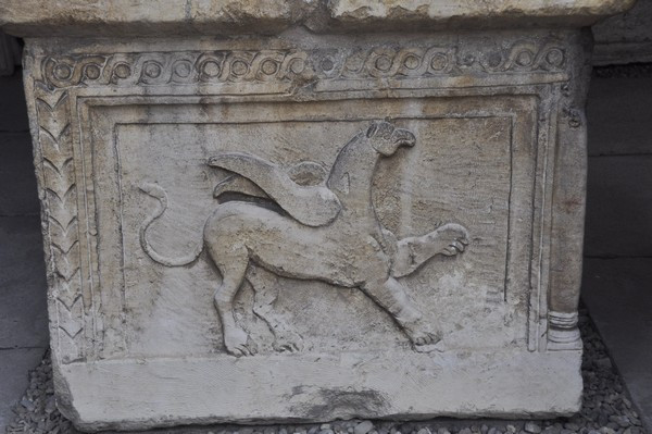 Sirmium, Relief of a winged griffin