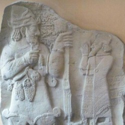 Ivriz, Relief of king Warpalas and the god Tarhunza