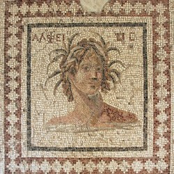 Mosaic of the Alpheius river god