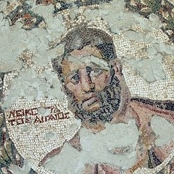 Seleucia in Pieria, Mosaic of the athlete Nikostratos
