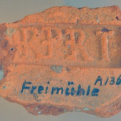 Schwäbisch Gmünd, Freimühle, Roman fort, Rooftile