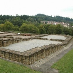 Schwäbisch Gmünd, Schirenhof, Roman fort, Baths