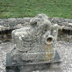 Schwäbisch Gmünd, Schirenhof, Roman fort, Baths, Statue of a nymph (copy)