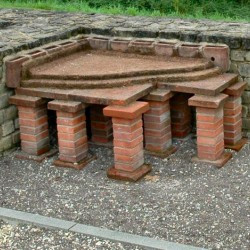 Schwäbisch Gmünd, Schirenhof, Roman fort, Baths, Hypocaust