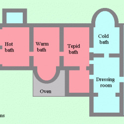 Schwäbisch Gmünd, Schirenhof, Roman fort, Baths, Map