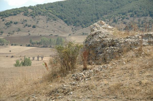 Satala, Northeast tower (aqueduct in the distance)