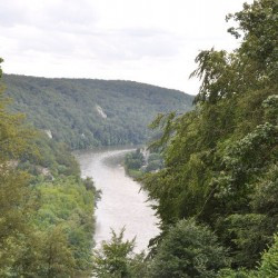 The Danube southwest of Kelheim