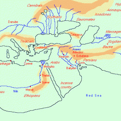 Herodotus' world map