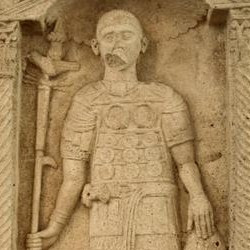 Mainz, Tombstone of Gn. Musius, standard bearer of XIIII Gemina
