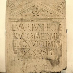 Mainz, Tombstone of L. Varius Sacco
