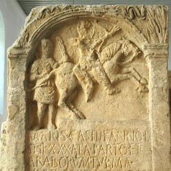 Mainz,  Tombstone of Maris, the Arabian horseman