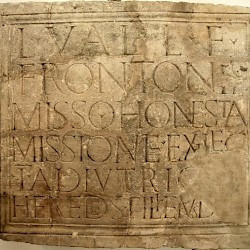 Mainz, Tombstone of L. Valerius Fronto of I Adiutrix