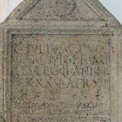 Mainz, Tombstone of G. Julius Niger