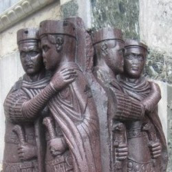 Venice, San Marco, Sculpture of the four Tetrarchs