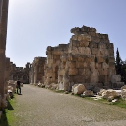 Baalbek, Temple of Jupiter, Great Court, North portico
