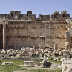 Baalbek, Temple of Jupiter, Great Court, North portico