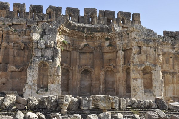 Baalbek, Temple of Jupiter, Great Court, South portico