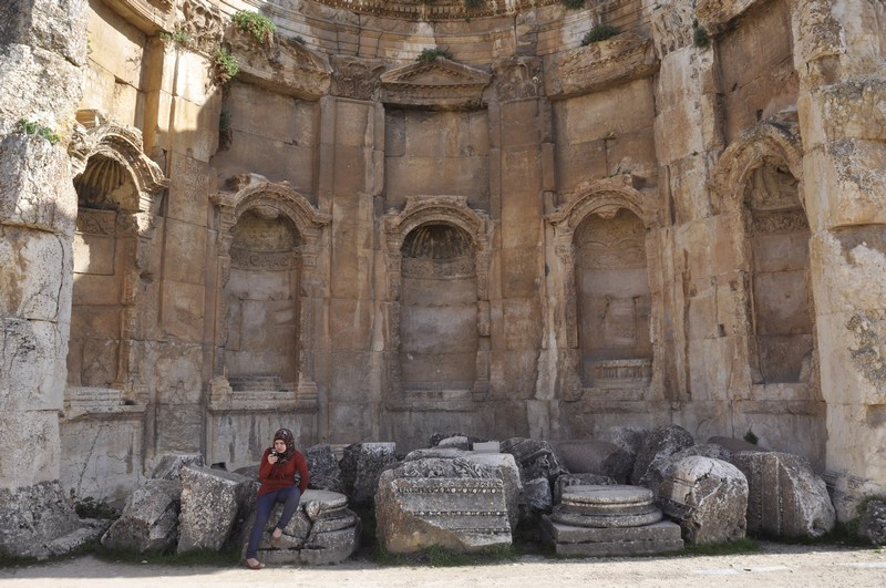 Baalbek, Temple of Jupiter, Great Court, South portico