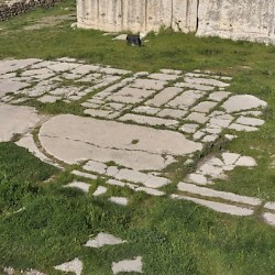 Baalbek, Temple of Jupiter, Great Court, Cella of Byzantine church