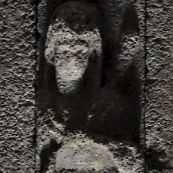 Baalbek, temple of Jupiter, Great Court, Tunnel, Heracles with club