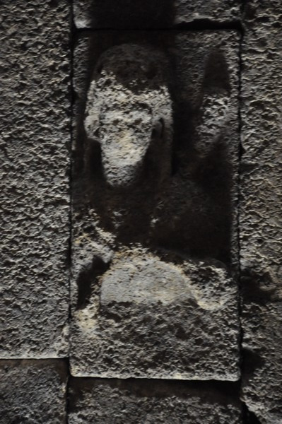 Baalbek, temple of Jupiter, Great Court, Tunnel, Heracles with club