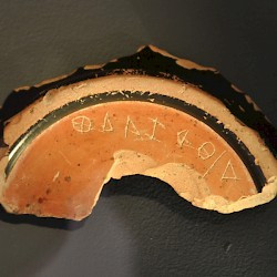 Thessaloniki, Sherd with a Carian inscription