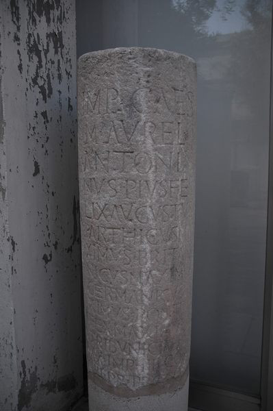 Via Egnatia, milestone of M. Aurelius
