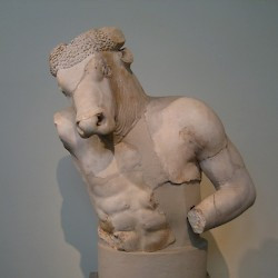 Athens, Statue of a Minotaur