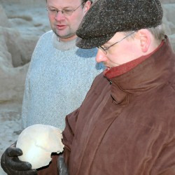 Finding a human skull