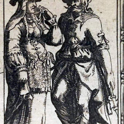 Two Tatars, one with a pointed cap