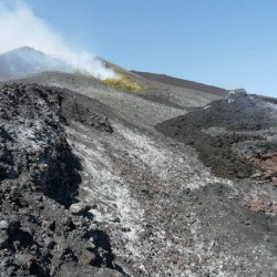 Near the summit of the Etna