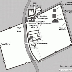 Map of Babylon in the Hellenistic Age