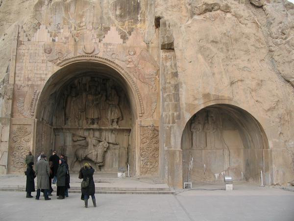 The two caves of Taq-e Bostan