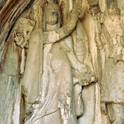 Taq-e Bostan, Large cave, Anahita