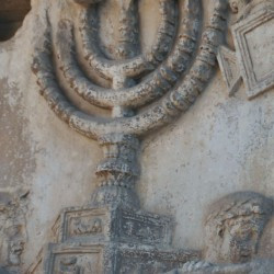 Rome, Honorific Arch of Titus, Menorah