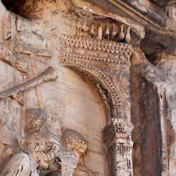 Rome, Honorific Arch of Titus, Triumphal Arch of Titus in the Circus Maximus