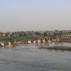 The Roman bridge at Shushtar