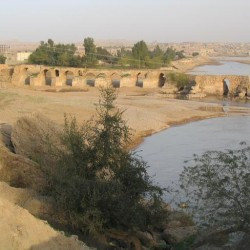 The Roman bridge at Shushtar