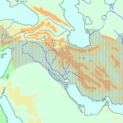 Map of the Hellenistic Kingdoms in c.280 BCE