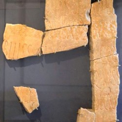 Ailana, Building inscription mentioning Constantine the Great
