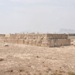 Takht-e Rostam from the east