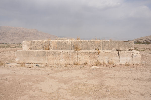 Takht-e Rostam from the southwest