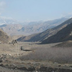 A mountain valley
