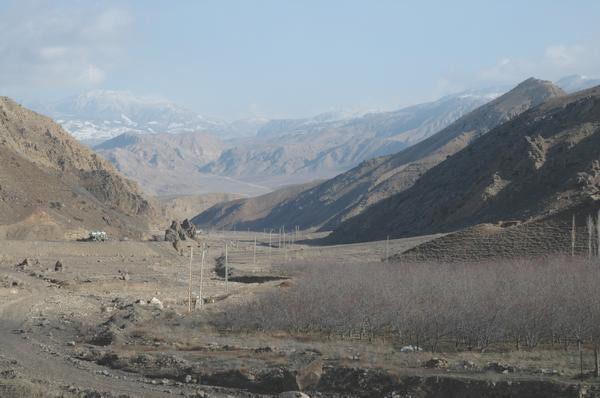 A mountain valley