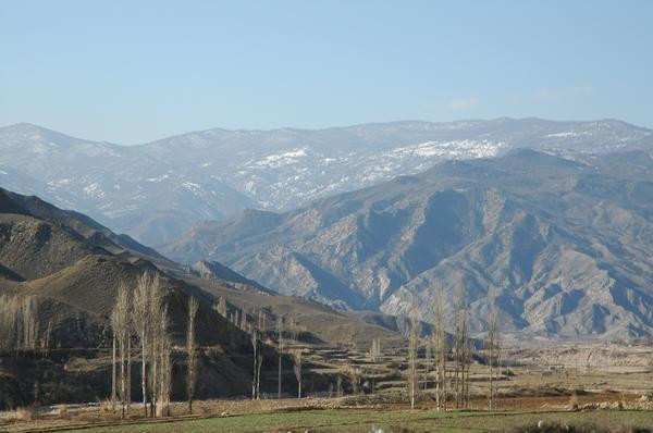 Terraces, north of the mountains